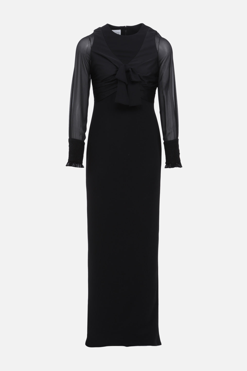 Robe longue habillée noire