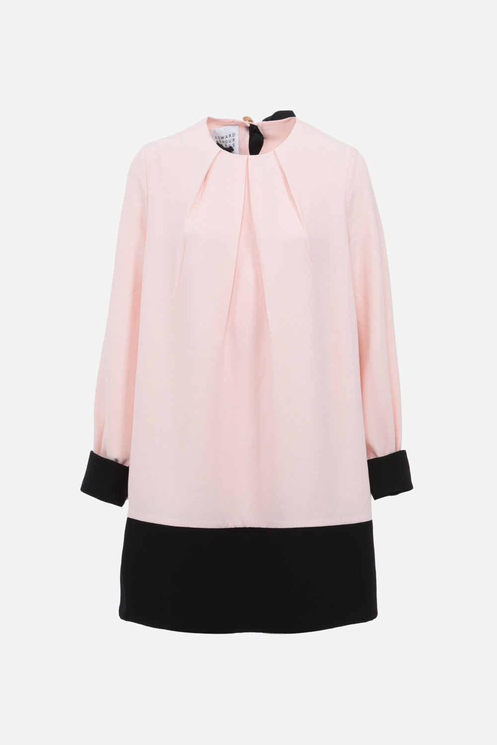 Robe droite bicolore
