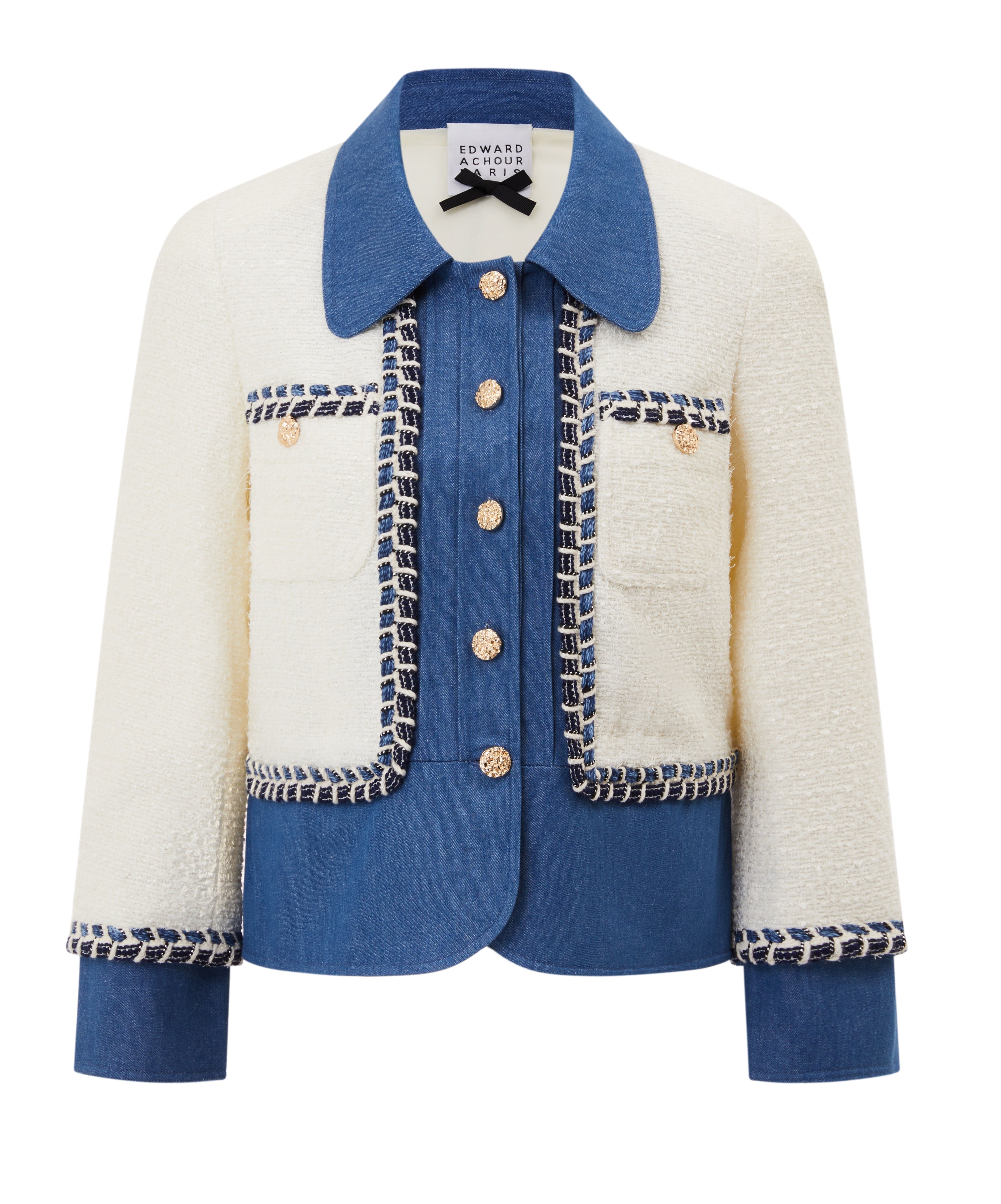 Ivory shirt jacket (080110/825)