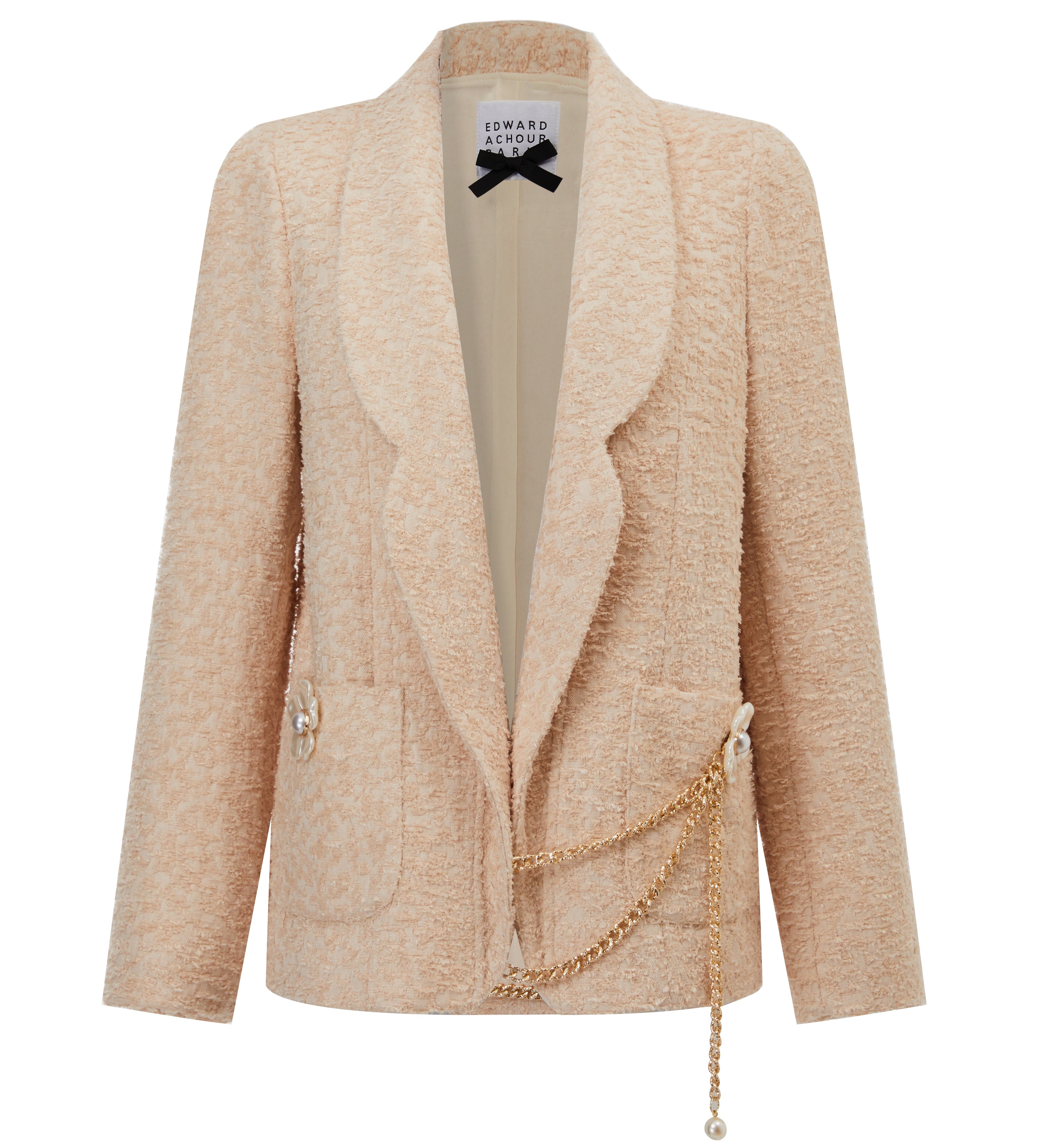Petal collar boxy blazer (080121/851)