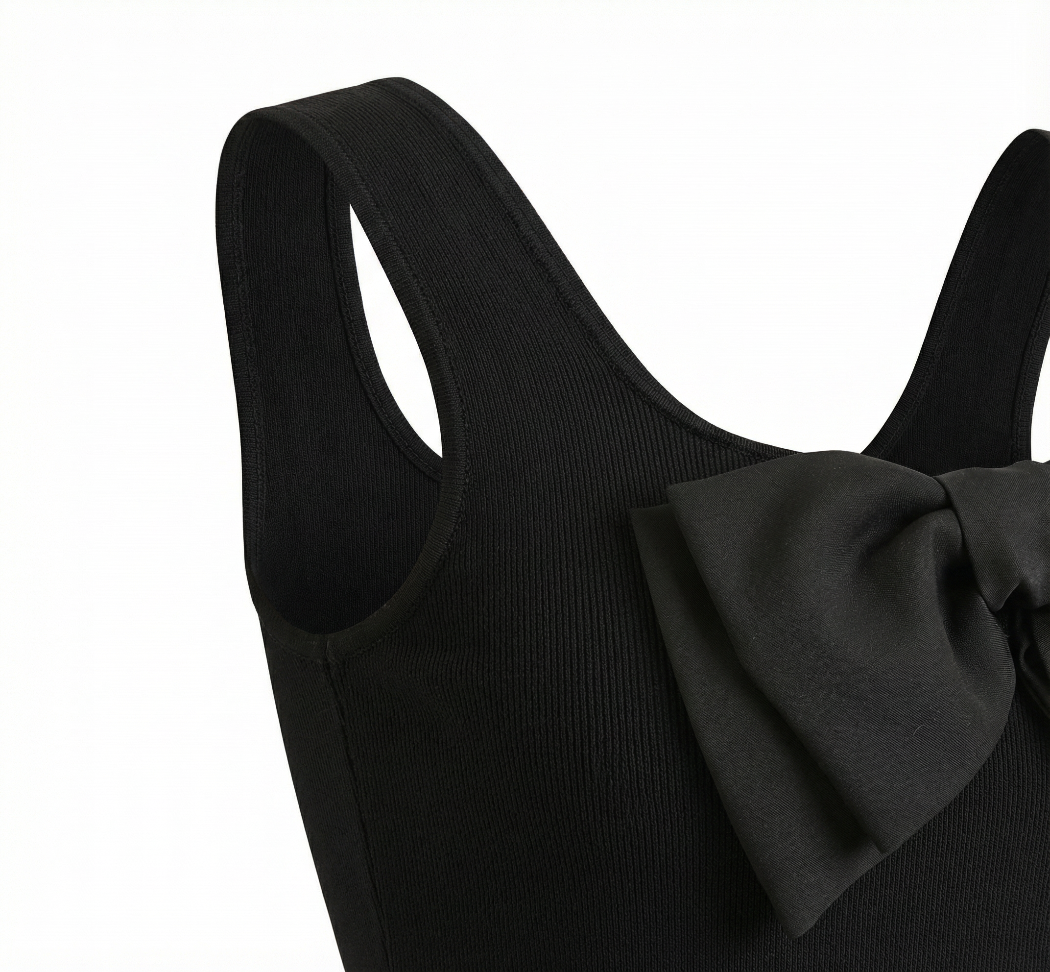 Knit Top with Detachable Statement Bow (091506/995)