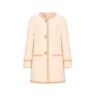 Lace-Trim A-Line Coat