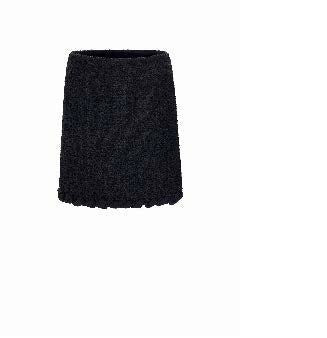 Textured Straight Skirt