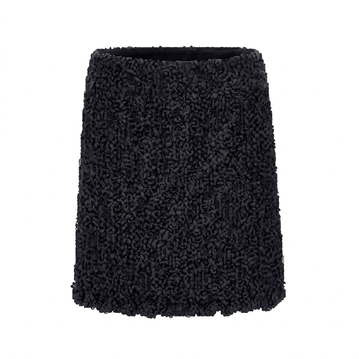 Textured Straight Skirt