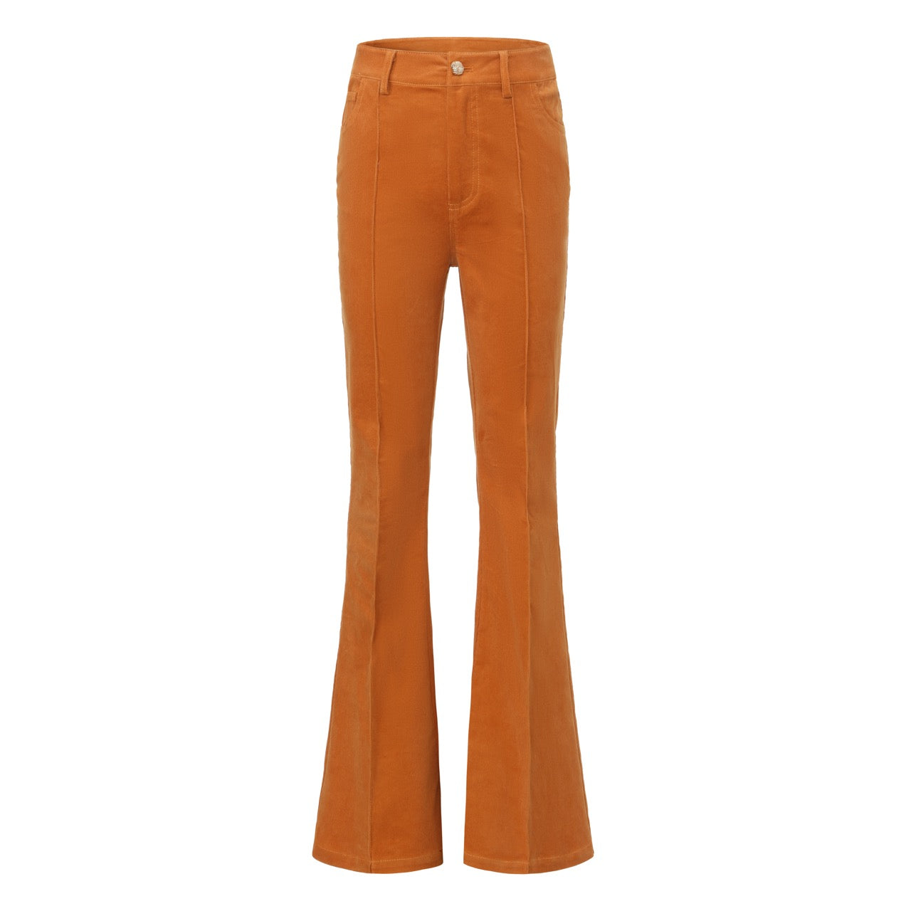 Corduroy Flared Four-Pocket Trousers