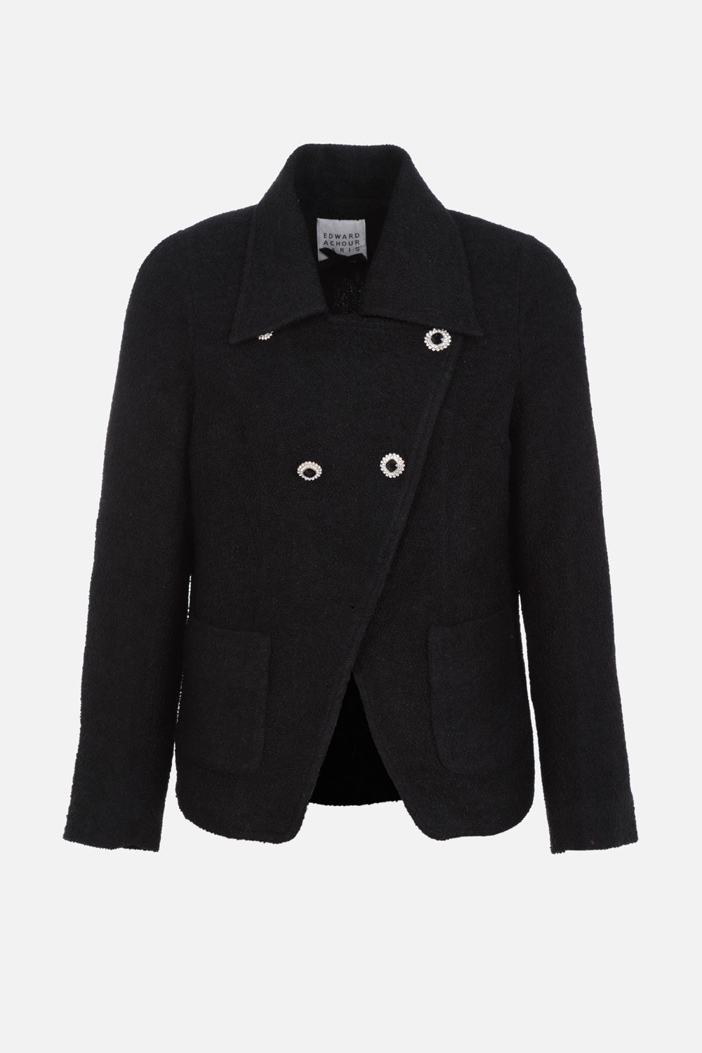 050106-501-Veste-noire-col-à-revers-Noir