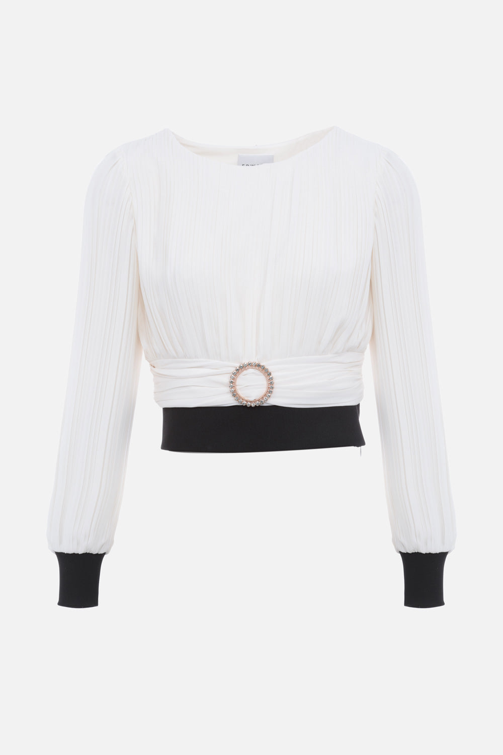 050701-532-Blouse-mousseline-écru-et-noir--Ivoire
