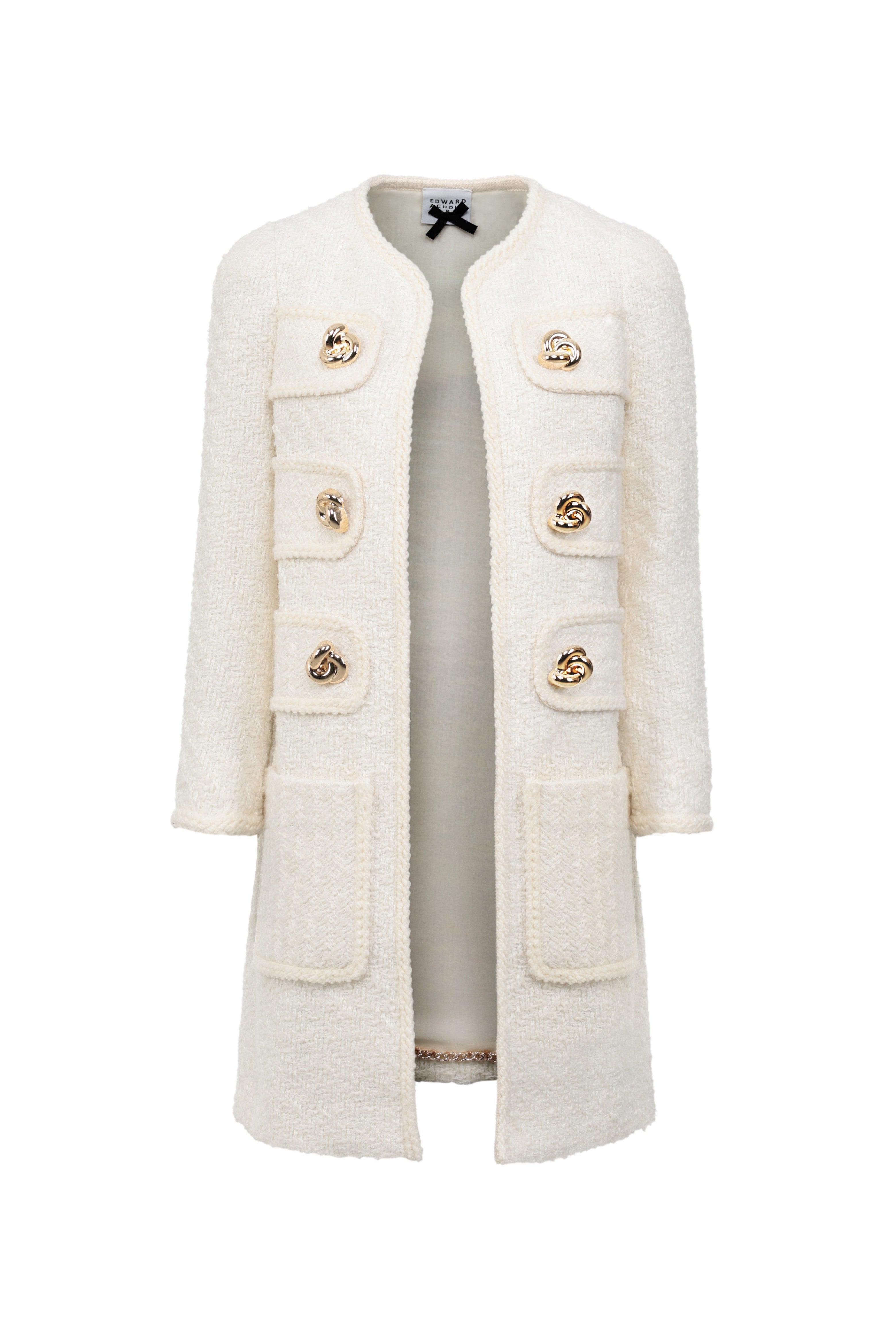 Gold-Buttoned Long Jacket (090210/922)