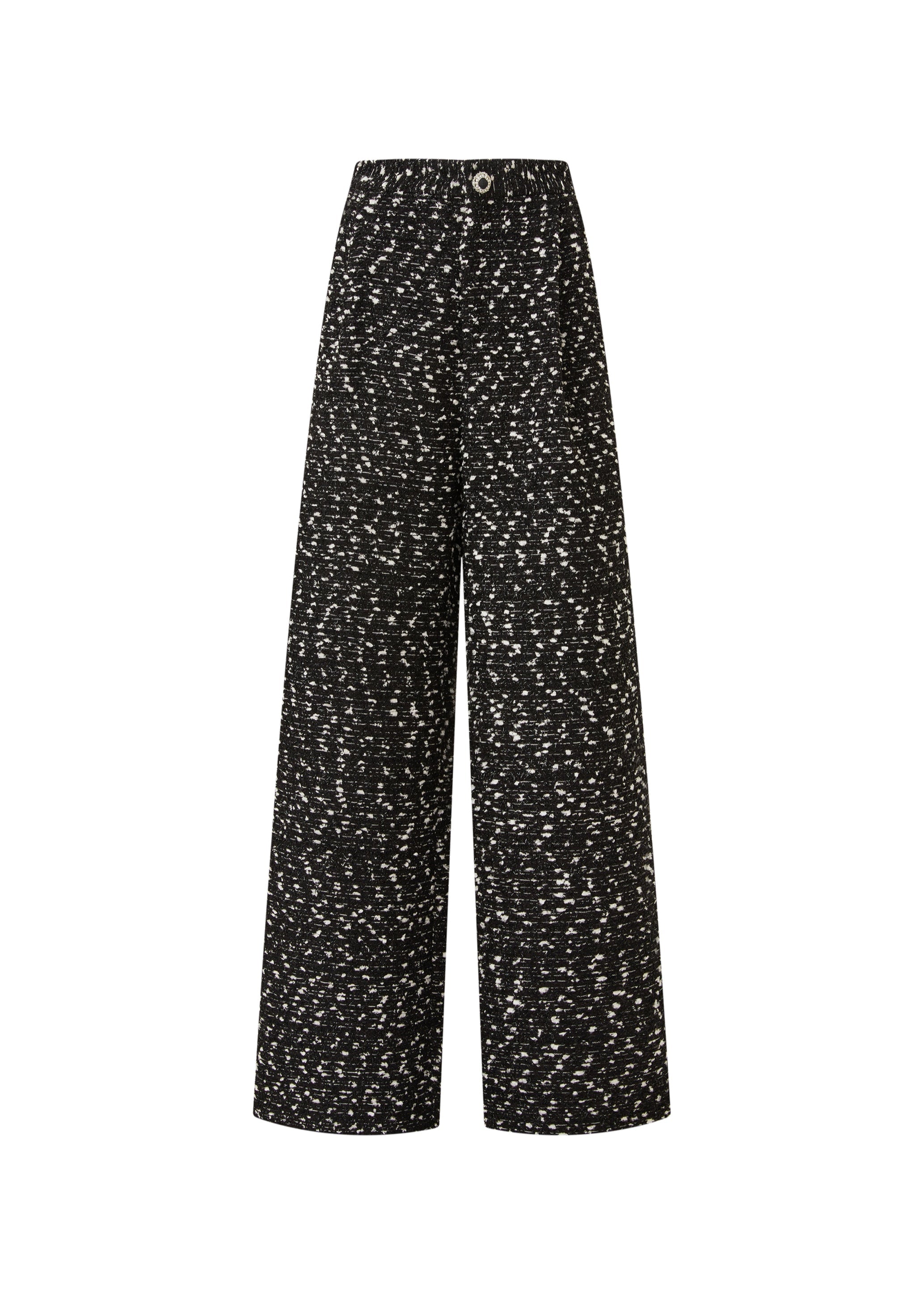 Black & White Wide-Leg Pants (090901/910)