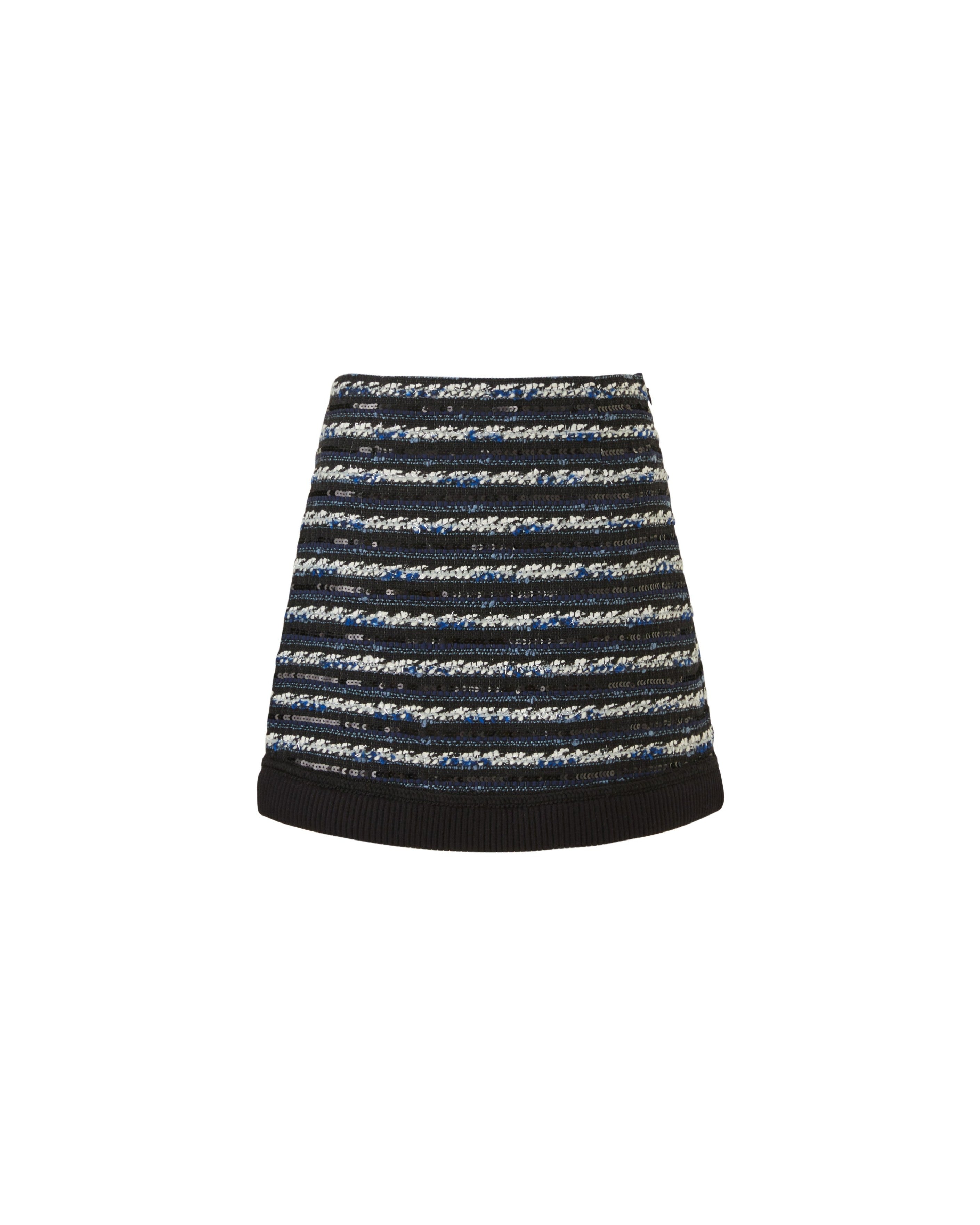 Striped Metallic Mini Skirt (091102/902)