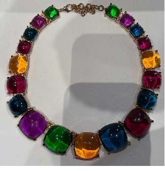 Oversized Multicolour Cabochon Necklace