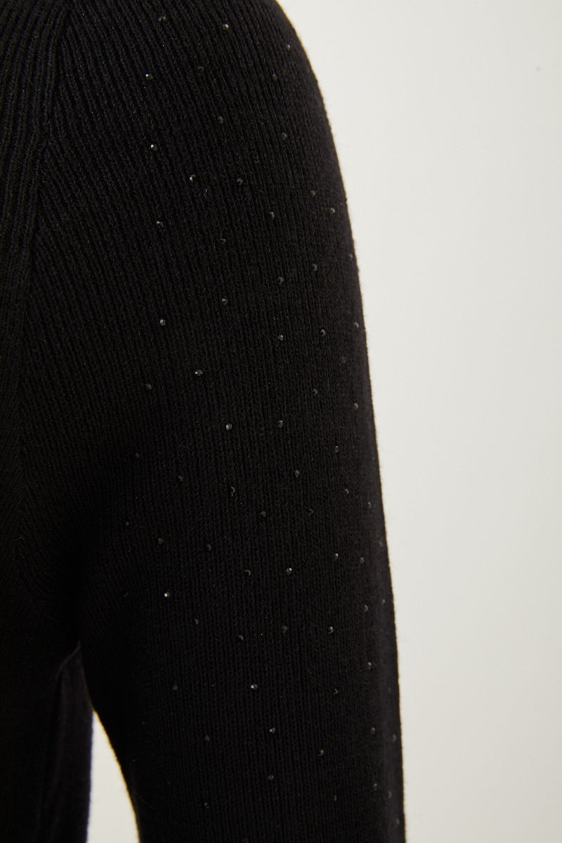 Fitted Wool Turtleneck Sweater (091504/995)